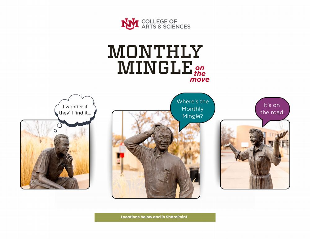 Fall 2025 Arts & Sciences Monthly Mingles! [article image]