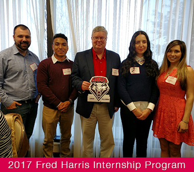 2017 Fred Harris DC Interns and Mark Peceny