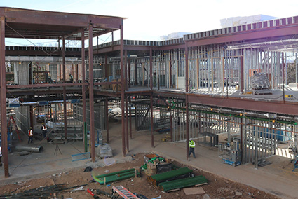 PAIS building under construction